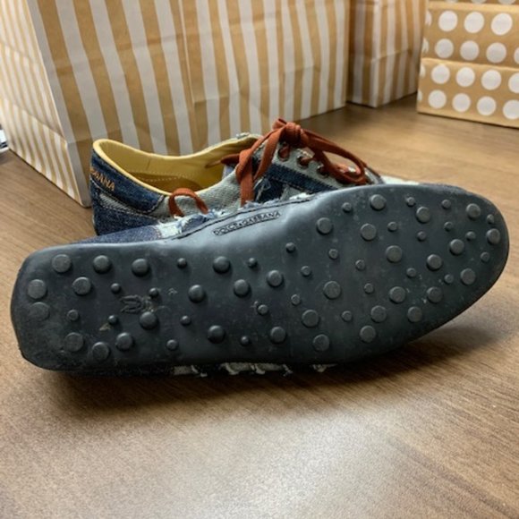 Dolce & Gabbana Shoes Women Sneakers Size 37 Blue - Picture 5 of 8